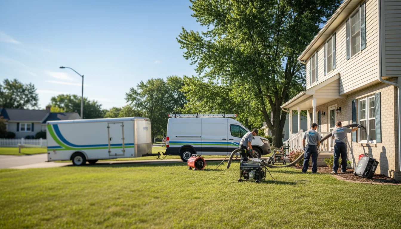 Flooded Basement Restoration And Cleanup With Repair in Crossville, IL near me